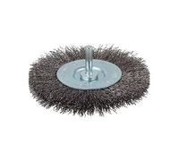 wolfcraft 8471000 Brosse fil en Acier circulaire queue ronde ø 6/75/100 mm