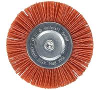 wolfcraft 8477000 Brosse nylon circulaire queue ronde ø 6 mm ø 100 mm Vert