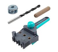 wolfcraftSet projet « Réalisation d’assemblages chevillés » - 8621000 - Pour assemblages précis et solides avec tourillons de Ø 8 mm en angle, en T et à plat
