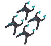 wolfcraft 8625000 - Jeu de pinces à cliquet 4 pièces - Force de serrage 20 kg - Ouverture 40 mm