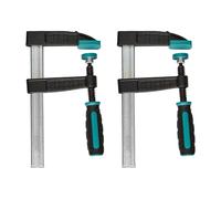 wolfcraft 8645000 - Lot de Serre-Joints à Vis SC 80-200 - Saillie 80 mm - Ouverture 150 mm - Force de serrage 270 kg