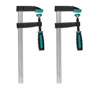 wolfcraft 8647000 - Lot de Serre-Joints à Vis SC 80-200 - Saillie 80 mm - Ouverture 300 mm - Force de serrage 270 kg