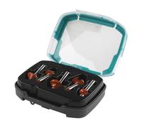wolfcraft 8754000 Coffret de 5 Fraises CT à Profil ø 8 mm