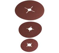 Wolfcraft Disques abrasifs pour meuleuse 2476000 – Ø 115 mm – Lot de 20 argent