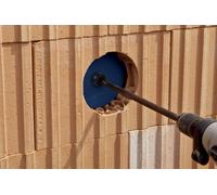wolfcraft Axe pilote extra long - 3888000 - Accessoires pour scies cloches avec filetage de 5/8"