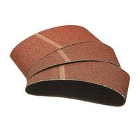 Wolfcraft Bandes abrasives 100x560 mm, grain 40/80/120, Lot de 9 (3 de chaque)