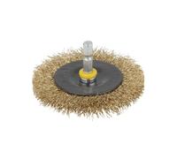 Wolfcraft Brosse circulaire en laiton 2110000 – 75×10 mm – Tige 1/4 (6,3 mm) – 1 pièce