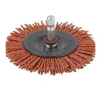 Wolfcraft Brosse nylon circulaire 1502000 – 6,35 mm – Ø 100 mm