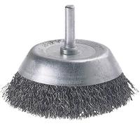 "wolfcraft 2108000 (L) cepillo metálico en forma de copa, vástago hexagonal 1/4"" (6,35 mm) PACK 1",argent