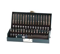 wolfcraft Coffret d'Embouts de Vissage, 31 Pièces avec Tournevis à Main | Kit en métal avec embouts de 25 et 50 mm pour appareils électriques, ordinateurs et vissages difficiles. 1386000