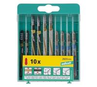 WOLFCRAFT Coffret lames scie sauteuse en T - 10 pieces