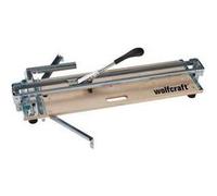 wolfcraft 5553000 1 Tc 710 Pw - Coupe-carrelage Manuels, Socle en Bois Multiplex de 18 Mm, Équerre Graduée Réglable avec butée D'angle, 6 Roulements à Bille Montés Sur Double Rail en C vert
