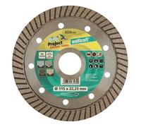 WOLFCRAFT Disque diamant turbo - Diametre: 115 x 22.2 mm