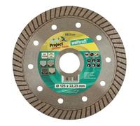WOLFCRAFT Disque diamant turbo - Diametre: 125 x 22.2 mm