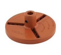 Wolfcraft Embase 3472000 - Diamètre 90 mm - Pour lames de trépan de diamètre 33 à 83 mm