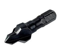 Wolfcraft Foret-fraise à tourillon, en acier à outils, 3 tranchants, queue hexagonale Ø 5 - Ø 12