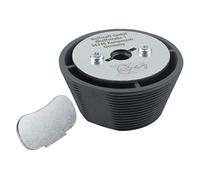 wolfcraft Guide de Perçage pour Scie Cloche avec Foret à Centrer Ø 6/8 mm