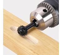 wolfcraft Jeu de 5 forets à râper/à chanfreiner acier 2540000