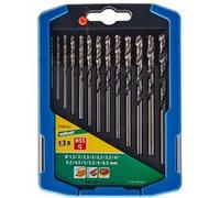 wolfcraft 7100000 Coffret M-13 Forets pour métal M ø 1,5-6,5