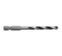 Wolfcraft Coffret de 5 forets 7122000 Ø 3-8 mm CV hélicoïdaux noir/argent/bleu