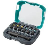 Wolfcraft Coffret de vissage – Embouts à choc 25 mm Phillips/Pozidriv, porte-embouts 60 mm Vert
