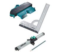 wolfcraft Kit de Pose de Sols Stratifiés et Design avec Équerre, 3 Pièces
