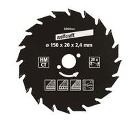Wolfcraft Lame de scie circulaire CT, 150x20x2.4 mm, 20 dents