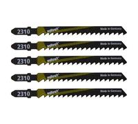 WOLFCRAFT Lot de 5 Lames de scie sabre Bosch HCS - 7.5 cm