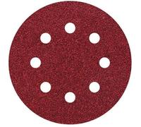 Wolfcraft Papier abrasif excentrique auto-agrippant, perforé Granulométrie 60 (Ø) 115 mm 2270100 25 pces