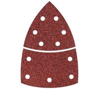 Wolfcraft Patins abrasifs auto-agrippants perf., corindon grain 80
