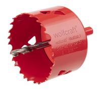 wolfcraft - Scie Cloche Multi Matériaux BiM - Diamètre 68 mm - Profondeur de coupe 40 mm, Foret Centreur - réf. 5474000