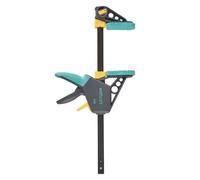 wolfcraft Serre-joint à une main EHZ PRO - Ouverture 300, Force 120kg | Outil de serrage ergonomique avec fonction écarteur, grandes surfaces de protection et saillie de 100 mm 3031000