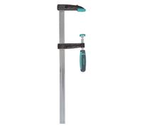 Wolfcraft Serre-joint Pro à vis bi-matière SZ 80x450 mm - Ouverture 450 mm - Force de serrage 240 kg