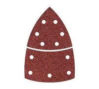 Wolfcraft® Set de papier abrasif PSM160A K80 (10 pcs.)