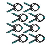 wolfcraft Set FZ 40 Serre-joints à ressort 8 pièces I 8651000 I Aide polyvalente - idéale pour les projets de bricolage et de modélisme