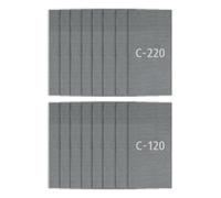 wolfcraft Set Grilles à poncer pour plaques de plâtre 115 x 280 mm 16 pcs. I 8644000 I pour ponceuses vibrantes et manuelles