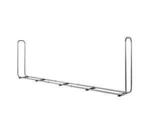 wolfcraft Stockeur de Bûches Modulable XXL, Jusqu'à 3,2 m | Range bûches ajustable pour bûches de 25 à 50 cm, extensible de 1,7 à 3,2 m de large, 5125000