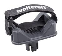 wolfcraft Support de tuyau pour aspirateur I 6891000 I Pour travaux sans poussière sur toutes les tables Master de wolfcraft, Noir