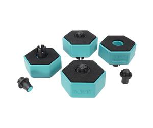 wolfcraft Supports de pièce multifonction I 6892000 I Support antidérapant pour pièces à usiner, 4 pièces