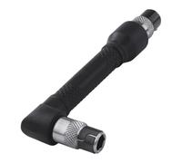 wolfcraft Tournevis d'Angle Manuel et Renvoi d'Angle à 90° - 109 mm | Porte-embouts compact pour espaces confinés avec surface de prise antidérapante sûre et ergonomique, 1573000