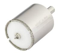 wolfcraft Trépan Diamant Ceramic Ø 45 mm, Scie Cloche pour Carrelage | Idéal pour grès cérame, granit et faïence. Queue de 10 mm avec éponge de refroidissement incluse. Art. 5928000