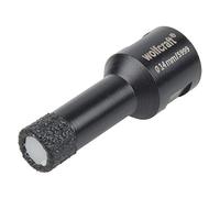 wolfcraft Trépan Diamant Ceramic M14, Ø 14 mm, Meuleuse d'Angle | Couronne de perçage pour carrelage et grès cérame, profondeur 35 mm, idéal pour sanitaires. 5999000