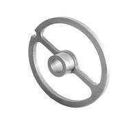 WOLFCUT 4260643352256 Führungsscheibe Disque de Guidage, Acier Inoxydable, argenté