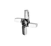 WolfCut Couteau cruciforme à double tranchant - Compatible avec hachoir à viande FEUMA TW-R70