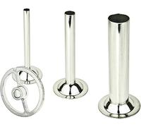 WOLFCUT Kit de remplissage de saucisses (kit de tubes de remplissage + un disque de guidage) en inox, compatible avec hachoir à viande Bosch MUM4 MUM5