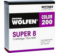 Wolfen Color 200 Super 8 Téléchargement du scan, ISO 250-400 avec développement 2K