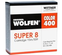 WOLFEN Color 400 Super 8, 15 m ISO 250-400 | ✅ Livraison gratuite à partir de 100 €