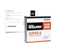WOLFEN Color 400 Super 8 ISO 250-400 avec développement et numérisation