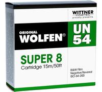 WOLFEN UN54 Nég. film noir et blanc Super 8, 15 m ISO 64-200