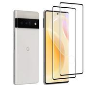 WolfFancy Lot de 2 films de protection d'écran en verre blindé incassable pour Google Pixel 6 Pro, précision tactile à 99 % sans bulles